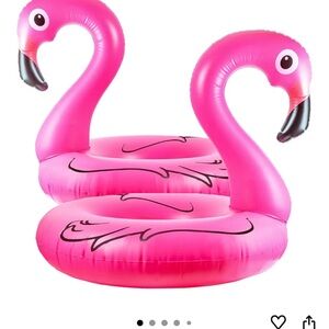 Pink Flamingo Pool Float. Adult size